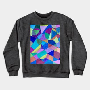 Geometric Colors Crewneck Sweatshirt